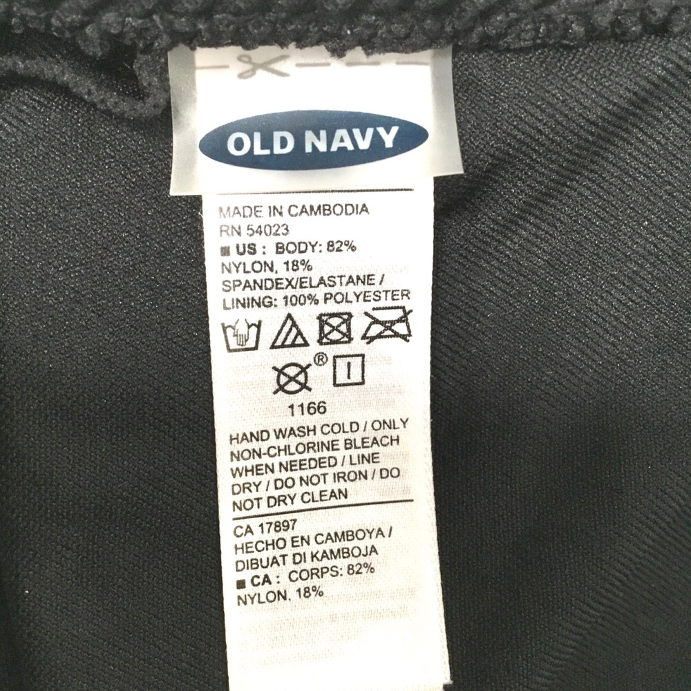 Old Navy Bikini Top XXL Black Triangle Ribbed - Picture 5 of 8